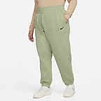 Nike Sportswear Phoenix Fleece Women s High Waisted Oversized Tracksuit Bottoms Plus Size Nike CA